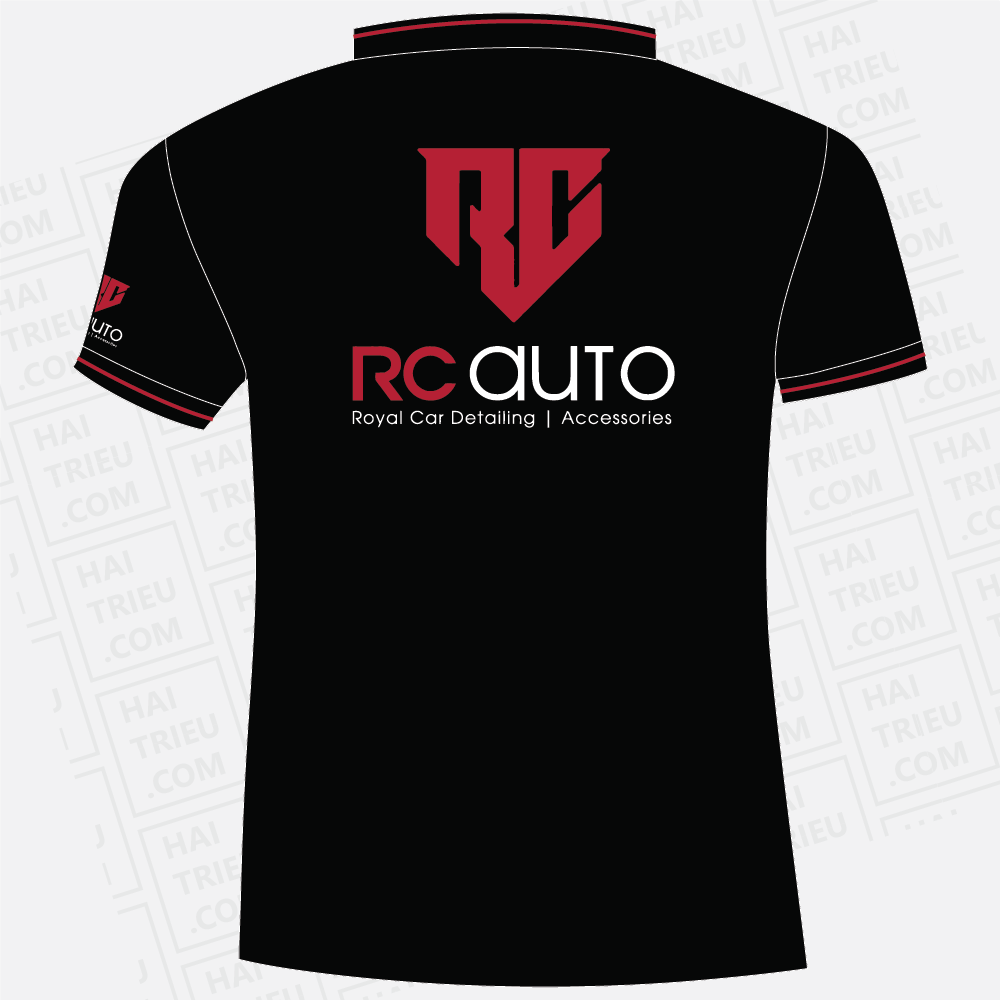 ao thun nhan vien rc auto detailing & retrofit