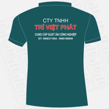 ao thun nhan vien suat an cong nghiep tri viet phat