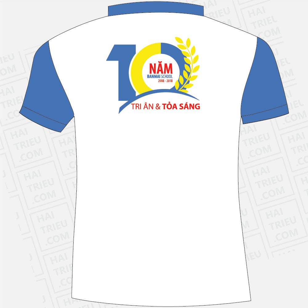 dong phuc ky niem 10 nam ban mai school