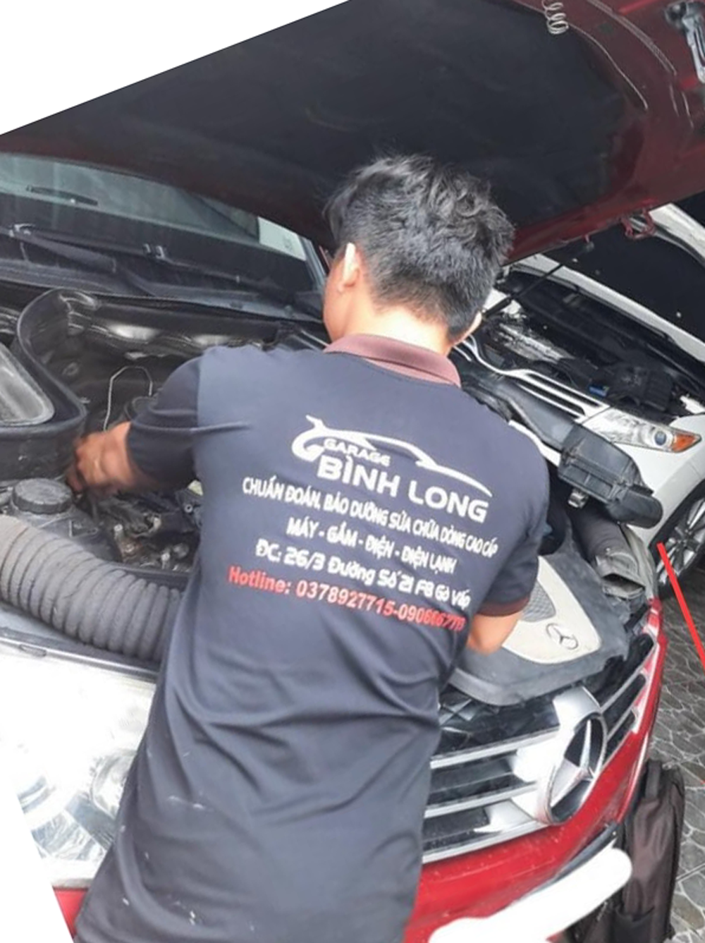hinh anh dong phuc garage binh long