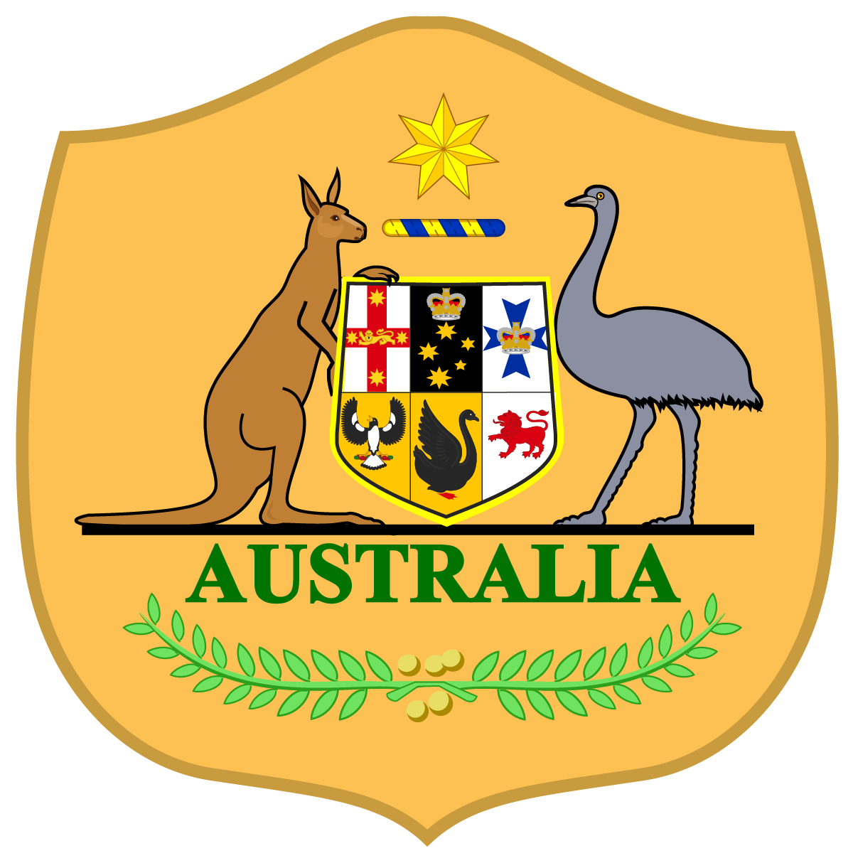 [Vector Logo] Đội Tuyển Bóng Đá Quốc Gia Úc - Australia National Football Team