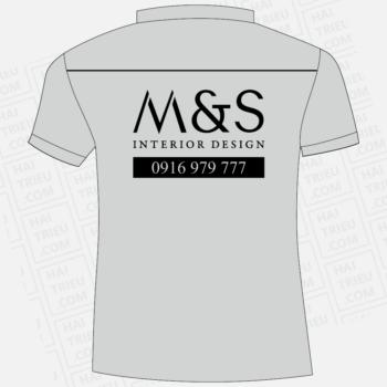 ao thun nhan vien m&s interior design