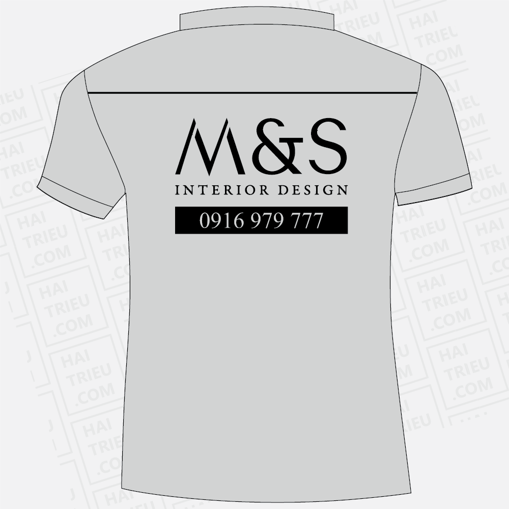 ao thun nhan vien m&s interior design