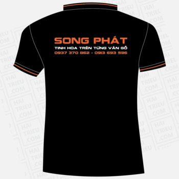 ao thun nhan vien song phat tinh hoa tren tung van go