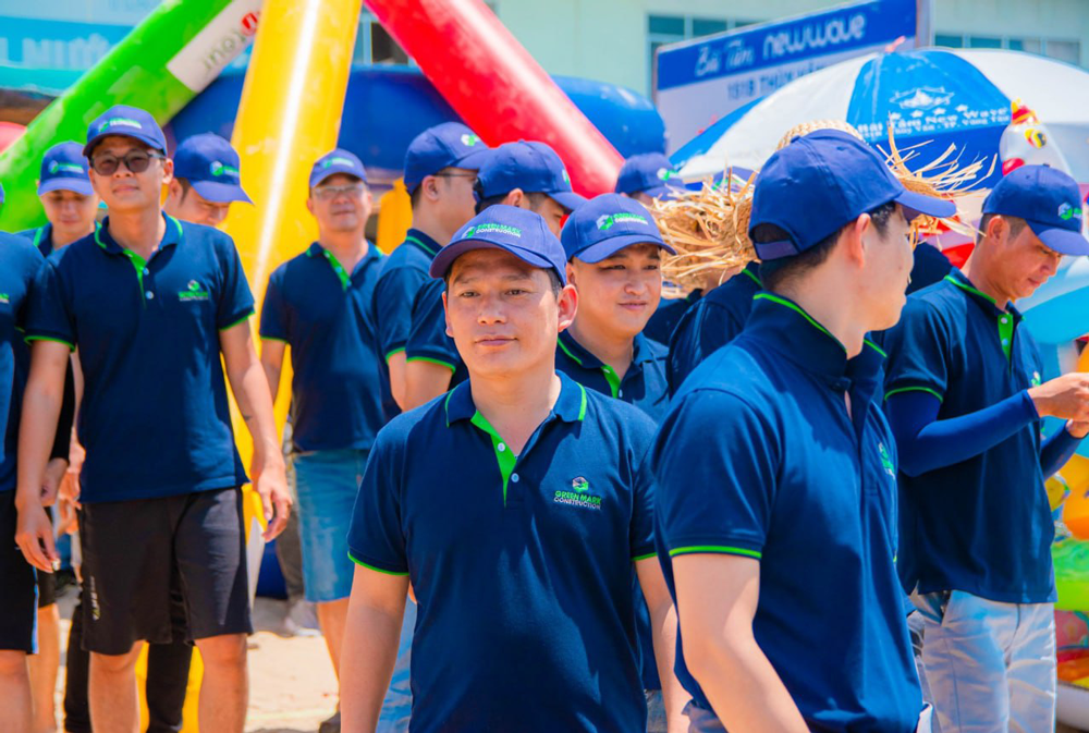 hinh anh dong phuc green mark construction