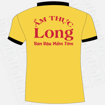 ao thun nhan vien am thuc long bun dau mam tom