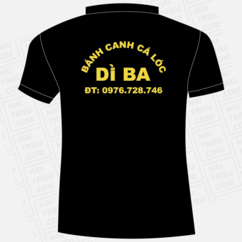 ao thun nhan vien banh canh ca loc di baao thun nhan vien banh canh ca loc di ba