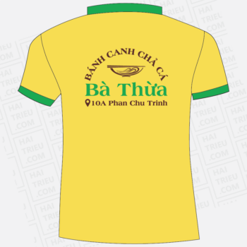 ao thun nhan vien banh canh cha ca ba thua
