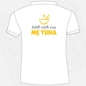 ao thun nhan vien banh canh cua me yuna