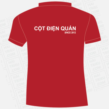 ao thun nhan vien banh mi chao cot dien quan