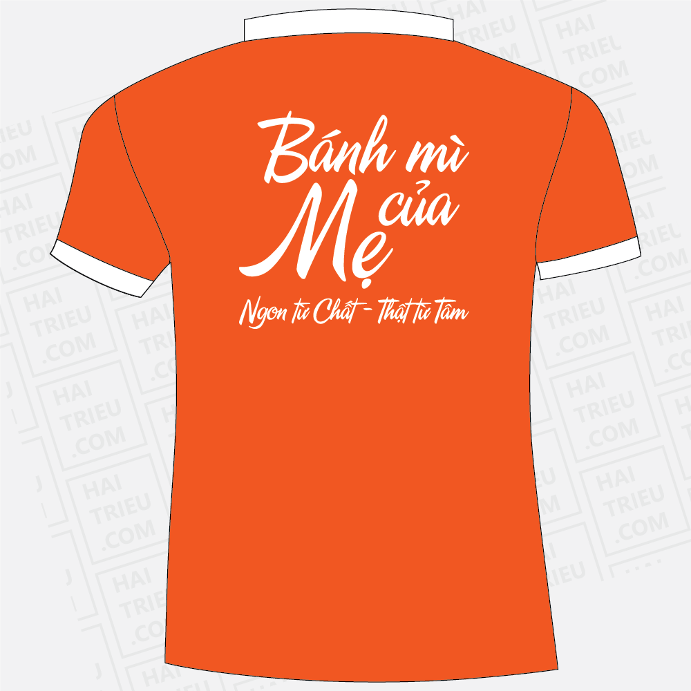 ao thun nhan vien banh mi cua me