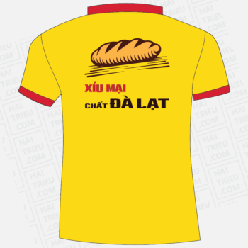 ao thun nhan vien banh mi xiu mai chat da lat