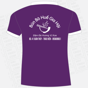 ao thun nhan vien bun bo hue gia hoi dam da huong vi xua