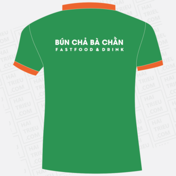 ao thun nhan vien bun cha ba chan fastfood & drink