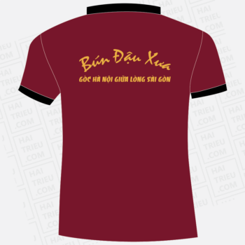 ao thun nhan vien bun dau xua