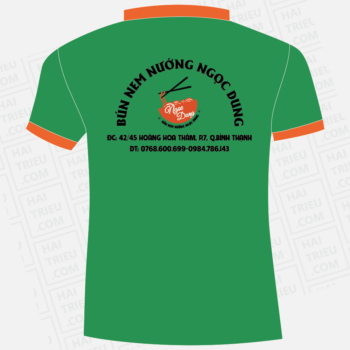 ao thun nhan vien bun nem nuong ngoc dung