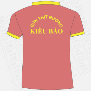 ao thun nhan vien bun thit nuong kieu bao