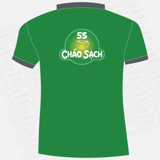 ao thun nhan vien chao sach 5s