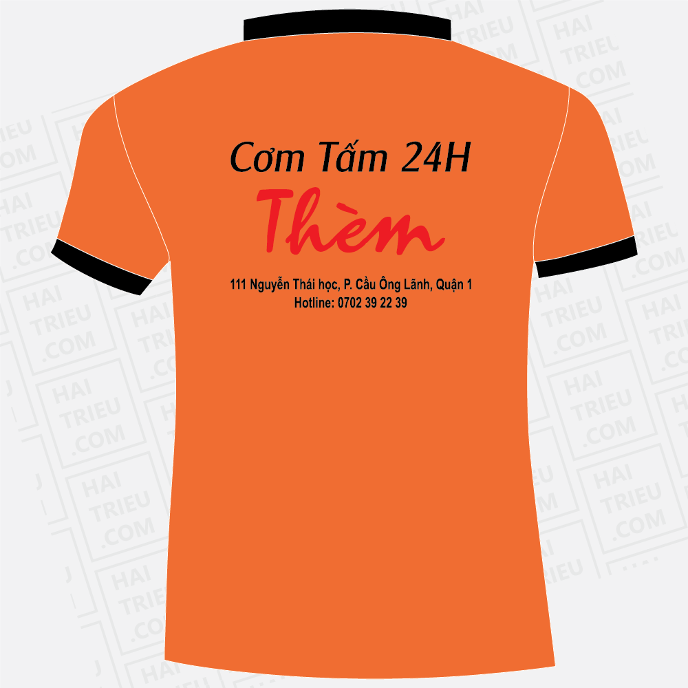 ao thun nhan vien com tam them 24h
