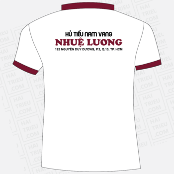 ao thun nhan vien hu tieu nam vang nhue luong
