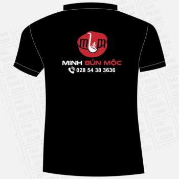 ao thun nhan vien minh bun moc