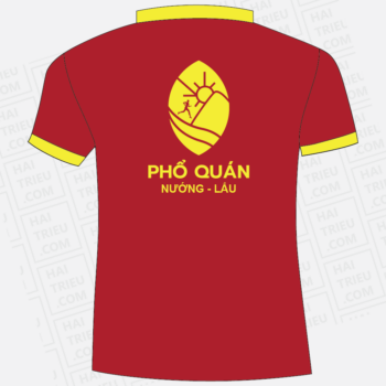 ao thun nhan vien pho quan nuong lau