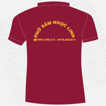 ao thun nhan vien pho sam ngoc linh tinh hoa am thuc viet