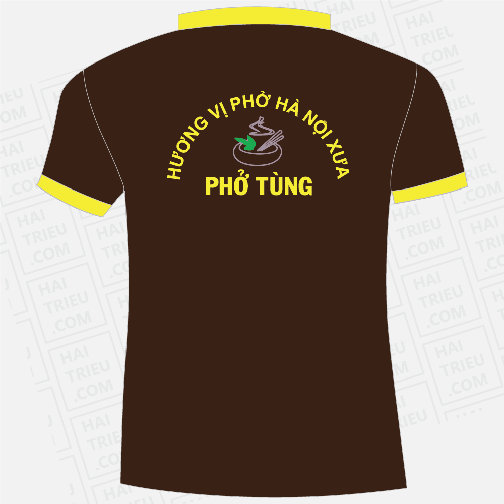 ao thun nhan vien pho tung huong vi pho ha noi xua