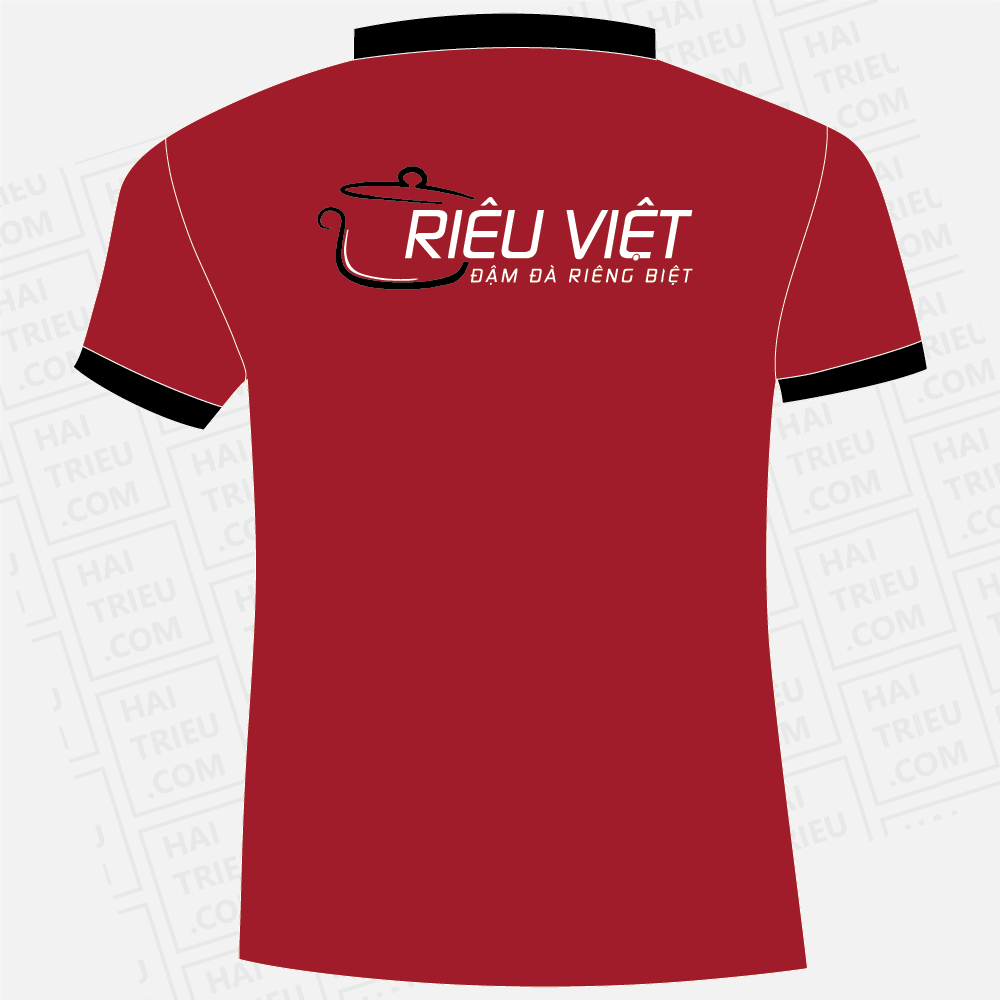 ao thun nhan vien rieu viet dam da rieng biet