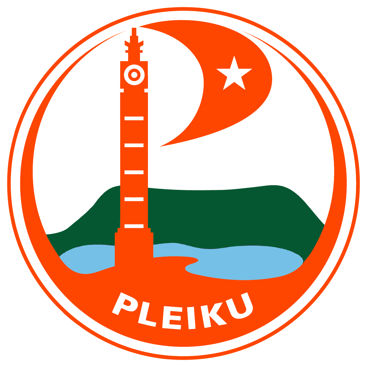 Logo thanh pho Pleiku