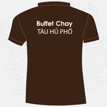 ao thun nhan vien buffet chay tau hu pho
