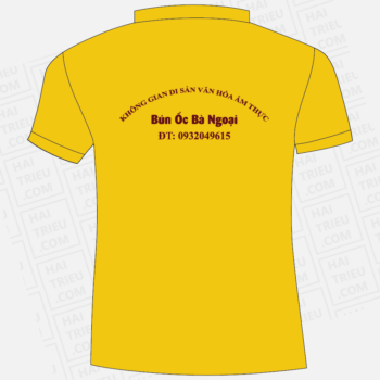 ao thun nhan vien bun oc ba ngoai khong gian di san van hoa am thuc