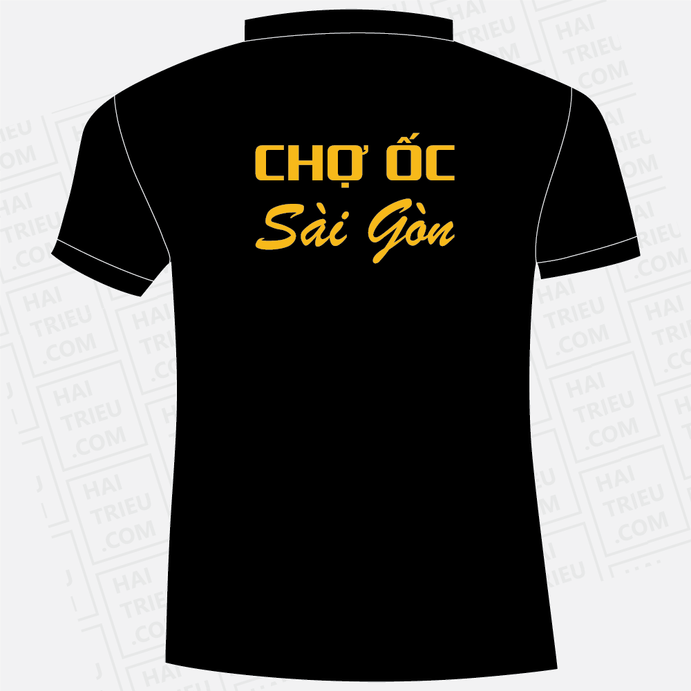 ao thun nhan vien cho oc sai gon
