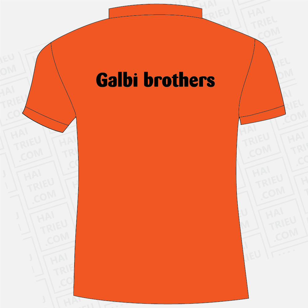 ao thun nhan vien galbi brothers lau nuong han quoc