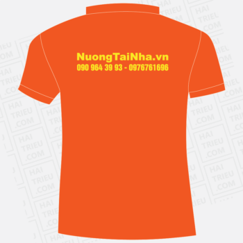 ao thun nhan vien home bbq nuong tai nha