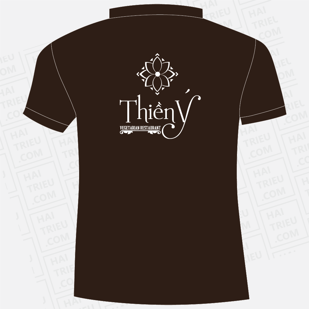 ao thun nhan vien thien y vegetarian restaurant
