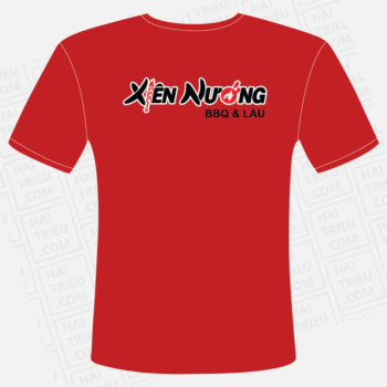 ao thun nhan vien xien nuong bbq & lau
