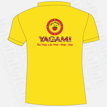 ao thun nhan vien yagami am thuc lau thai nhat han