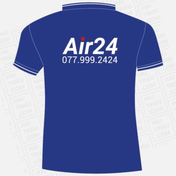 ao thun nhan vien air24 ve sinh may lanh