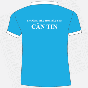 ao thun nhan vien can tin truong tieu hoc bau sen