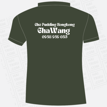 ao thun nhan vien cha wang che pudding hongkong
