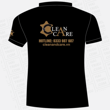 ao thun nhan vien clean and care