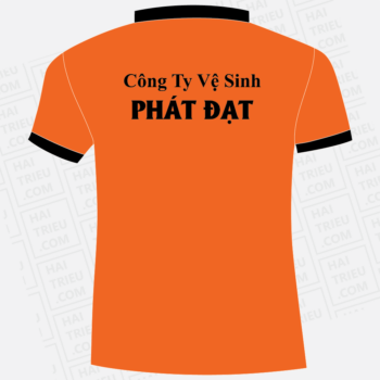 ao thun nhan vien cong ty ve sinh phat dat