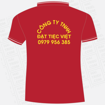 ao thun nhan vien dat tiec viet