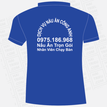 ao thun nhan vien dich vu nau an cong anh
