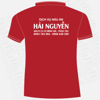 ao thun nhan vien dich vu nau an hai nguyen