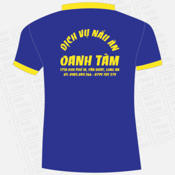 ao thun nhan vien dich vu nau an oanh tam