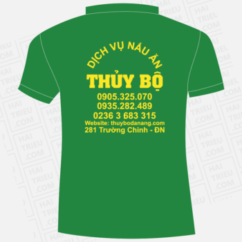ao thun nhan vien dich vu nau an thuy bo