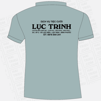 ao thun nhan vien dich vu tiec cuoi luc trinh
