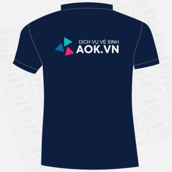 ao thun nhan vien dich vu ve sinh aok